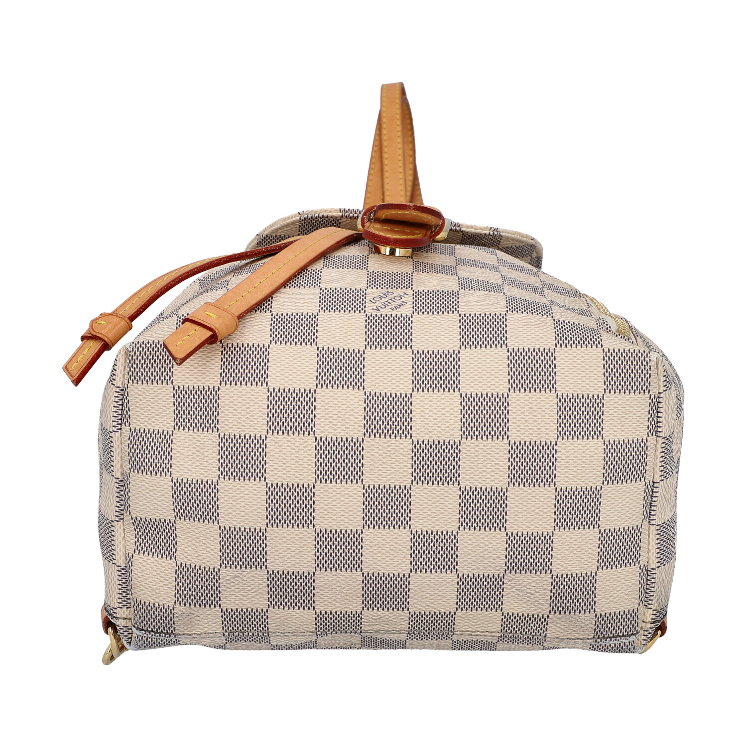 LOUIS VUITTON Rucksack "SPERONE BB", Koll. 2017.Akt. NP.: 1.460,-€. Damier Azur Seri - Image 5 of 8