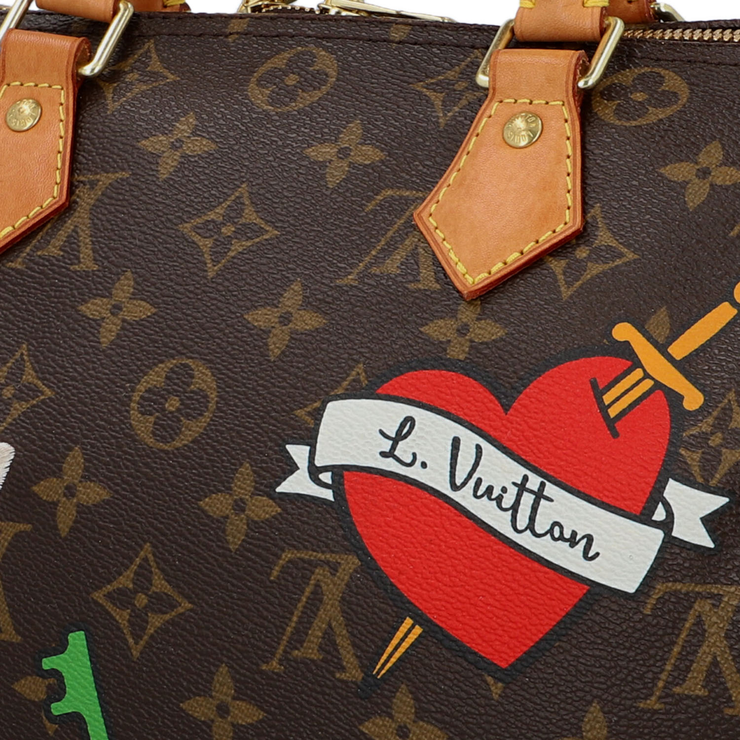 LOUIS VUITTON Handtasche "SPEEDY 30", Capsule Kollektion Hiver 2018.Limited Edition. M - Image 7 of 9