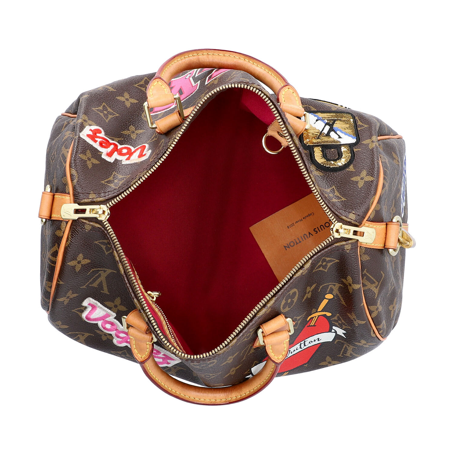 LOUIS VUITTON Handtasche "SPEEDY 30", Capsule Kollektion Hiver 2018.Limited Edition. M - Image 6 of 9