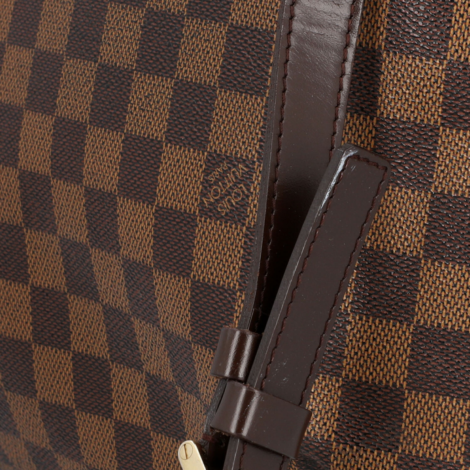 LOUIS VUITTON Umhängetasche "MUSETTE SALSA GM", Koll.: 2003. Damier Ebene Canvas mit Überschlag, - Image 7 of 8