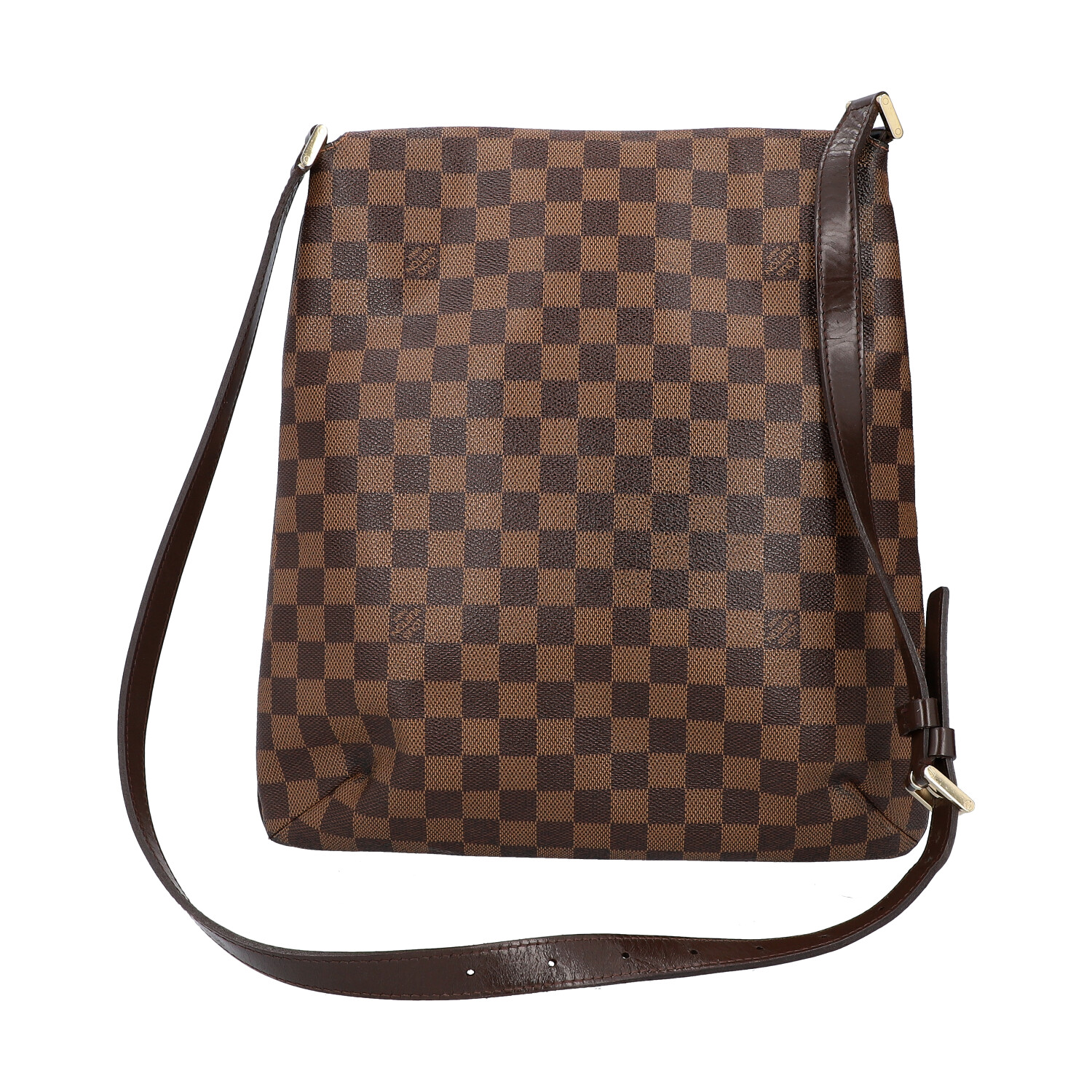 LOUIS VUITTON Umhängetasche "MUSETTE SALSA GM", Koll.: 2003. Damier Ebene Canvas mit Überschlag, - Image 4 of 8