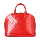 LOUIS VUITTON Handtasche "ALMA", Koll. 2012.Akt. NP.: 1.890,-€. Monogram Vernis Lede