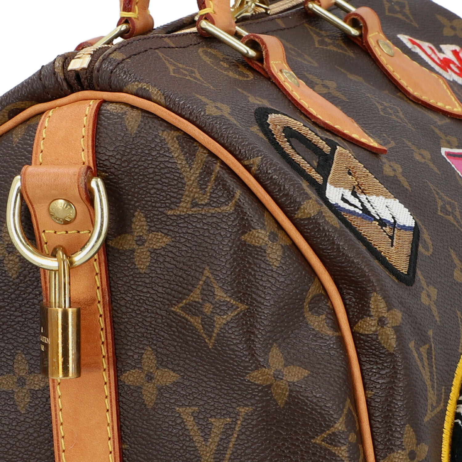 LOUIS VUITTON Handtasche "SPEEDY 30", Capsule Kollektion Hiver 2018.Limited Edition. M - Image 8 of 9