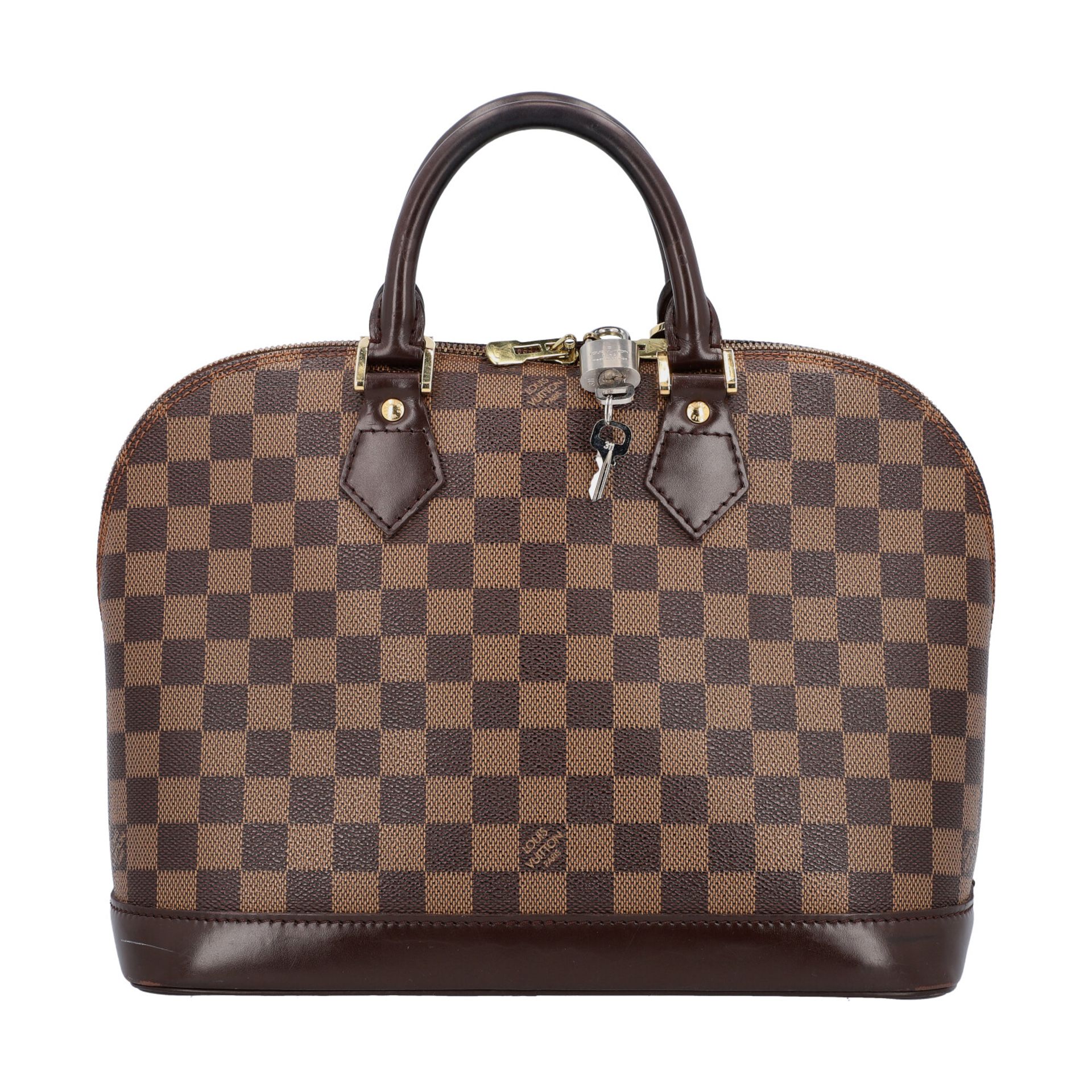 LOUIS VUITTON Handtasche "ALMA PM", Koll. 2004. Akt. NP.: 1.250,-€. Damier Ebene Can - Bild 4 aus 8