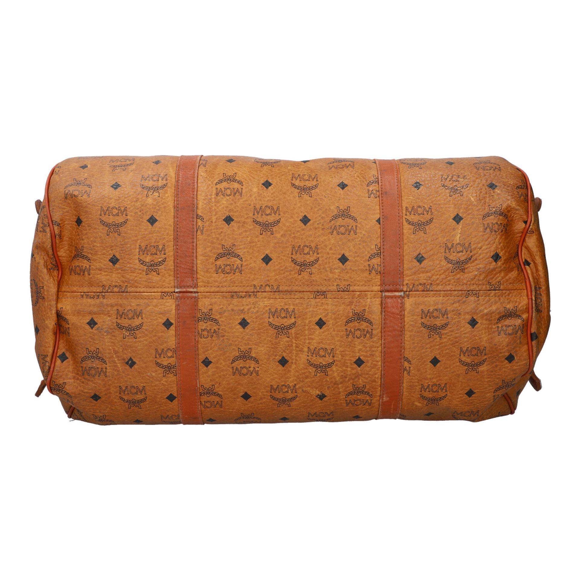 MCM VINTAGE Weekender "TRAVELER 50", akt. NP.: 1.195,-€. Visetos Leder Serie in Cogn - Bild 5 aus 8