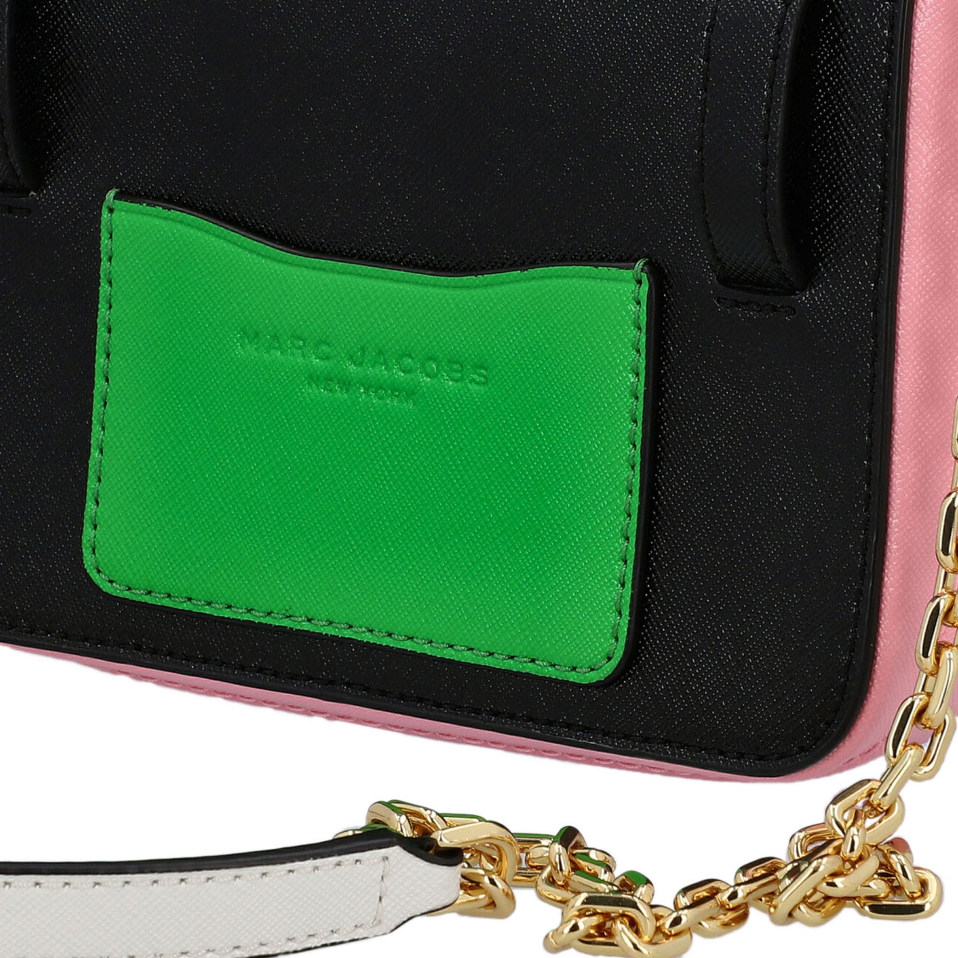 MARC JACOBS Umhängtasche "SNAPSHOT". NP. ca.: 330,-€. Leder mit Farbmix und goldfar - Image 7 of 8