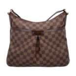 LOUIS VUITTON Umhängetasche "BLOOMSBURY PM", Koll. 2010. Damier Ebene Canvas Serie mi