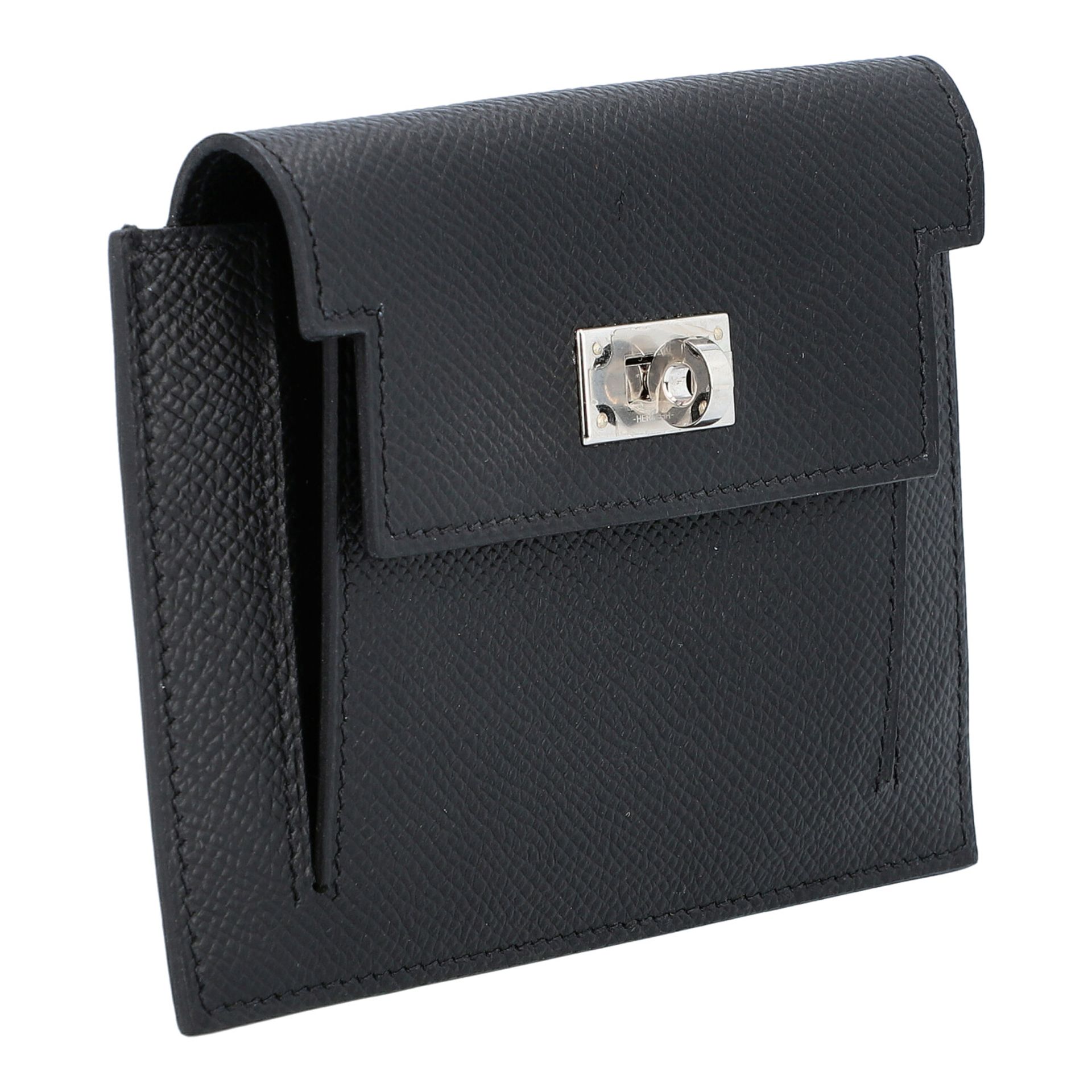 HERMÈS Portemonnaie "KELLY POCKET COMPACT", Koll. 2020. Akt. NP.: 1.030,-€. Epsom-K - Bild 2 aus 5