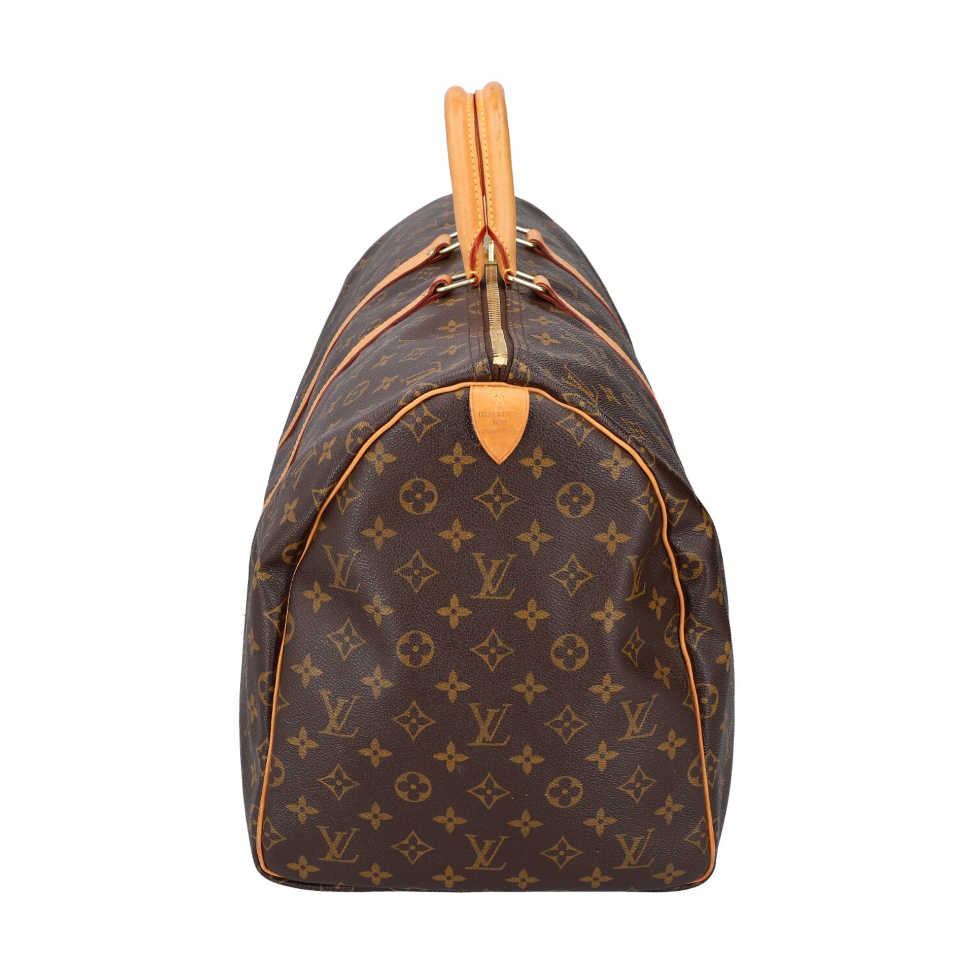 LOUIS VUITTON Weekender "KEEPALL 55", Koll.: 2009. AKTUELL NICHT ERHÄLTLICH. Monogram - Image 3 of 8