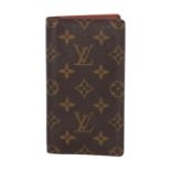 LOUIS VUITTON Etui, Koll. 2003. Monogram Canvas Serie mit dunkelbraunem Innenleben und