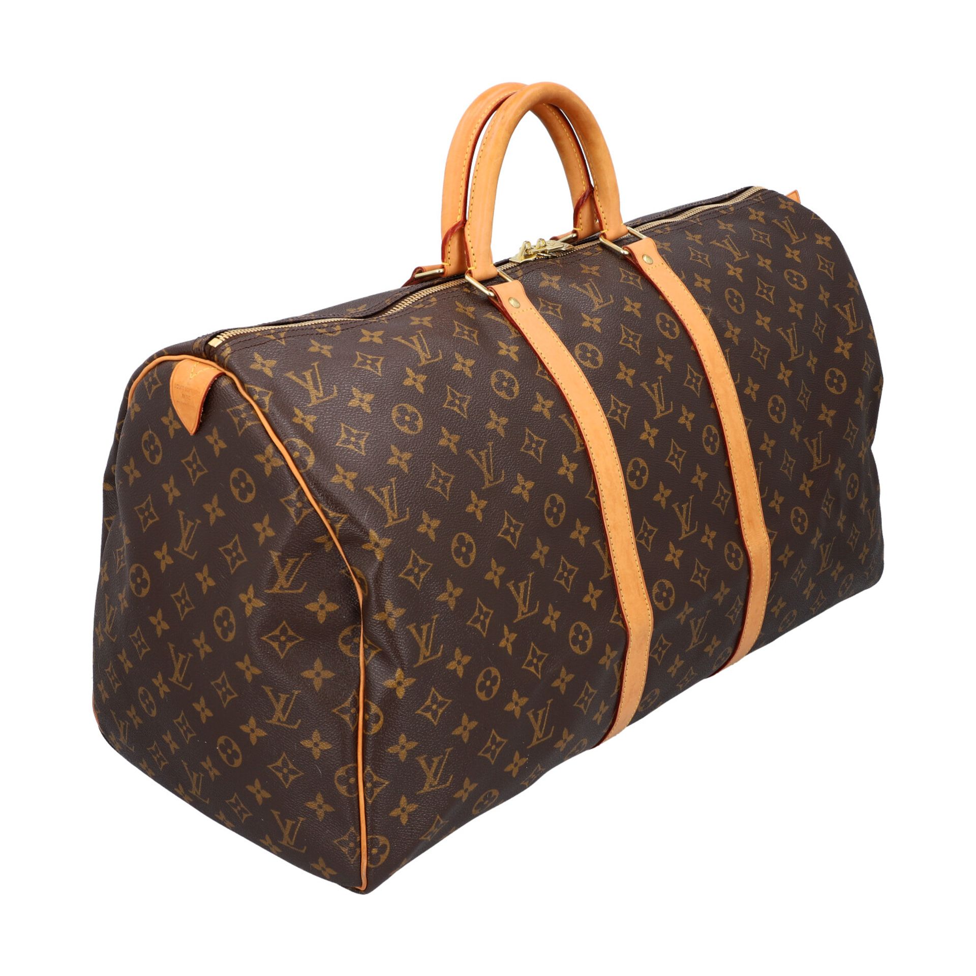 LOUIS VUITTON Weekender "KEEPALL 55", Koll.: 2009. AKTUELL NICHT ERHÄLTLICH. Monogram - Image 2 of 8