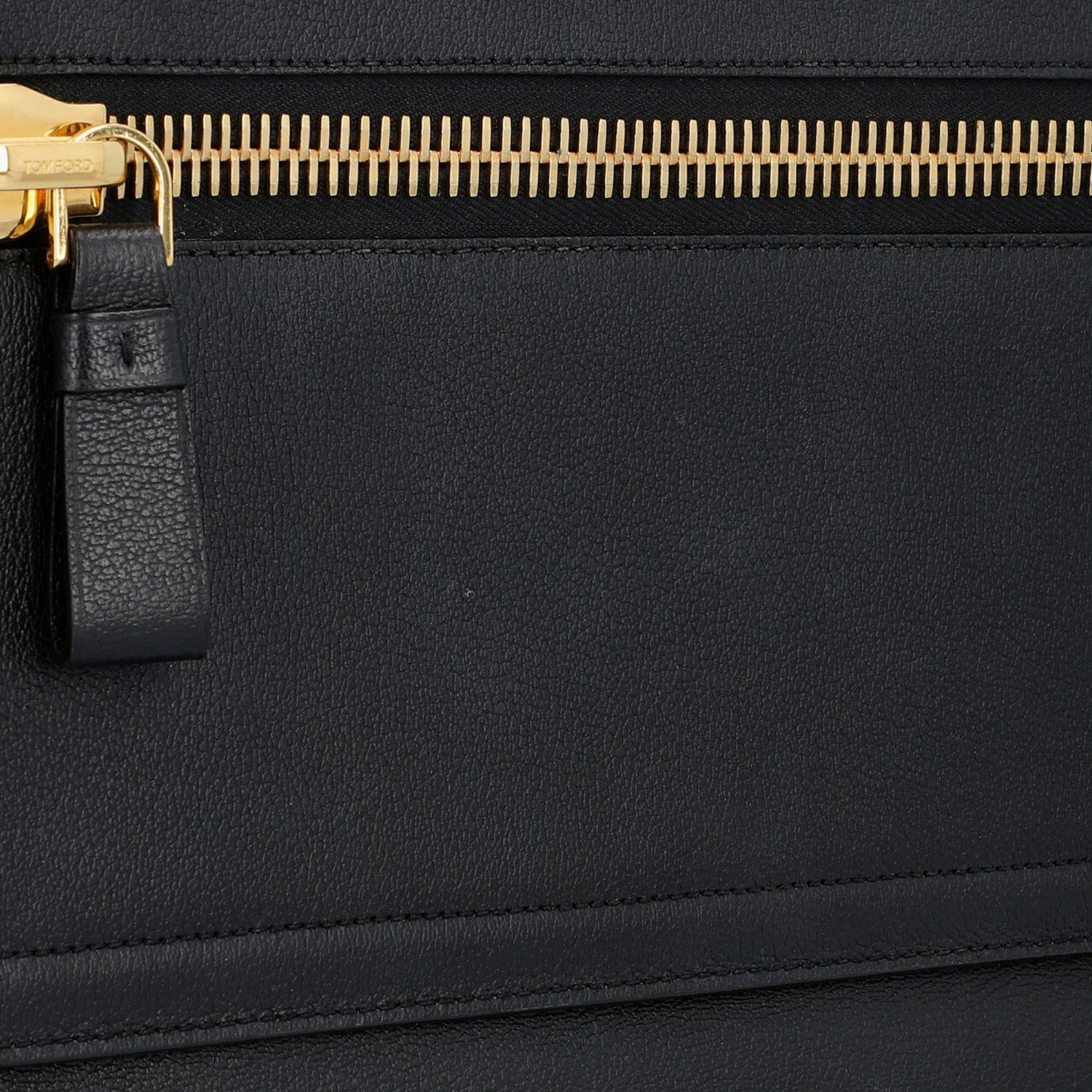 TOM FORD Clutch, NP. ca.: 1.900,-€. Schwarzes Leder mit Reißverschluss Außenfach a - Image 7 of 7