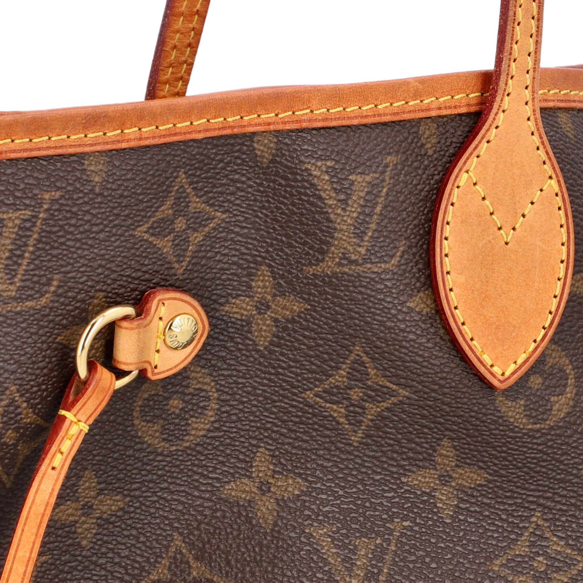 LOUIS VUITTON Shopper "NEVERFULL MM", Koll.: 2011, akt. NP.: 1.150,-€. Monogram Canv - Image 8 of 8