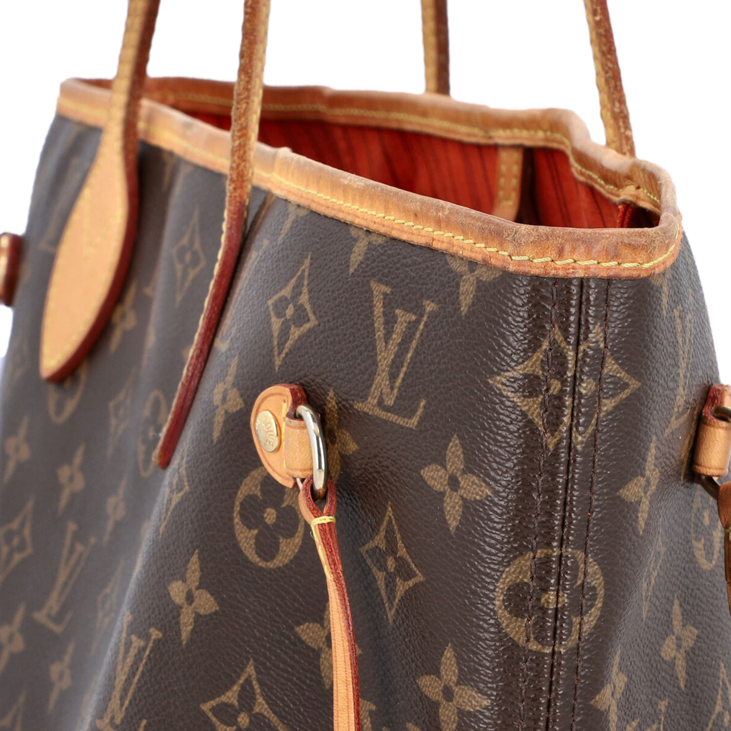 LOUIS VUITTON Shoppertasche "NEVERFULL MM", Koll. 2014. Akt. NP.: 1150,-€. Monogram - Image 8 of 8