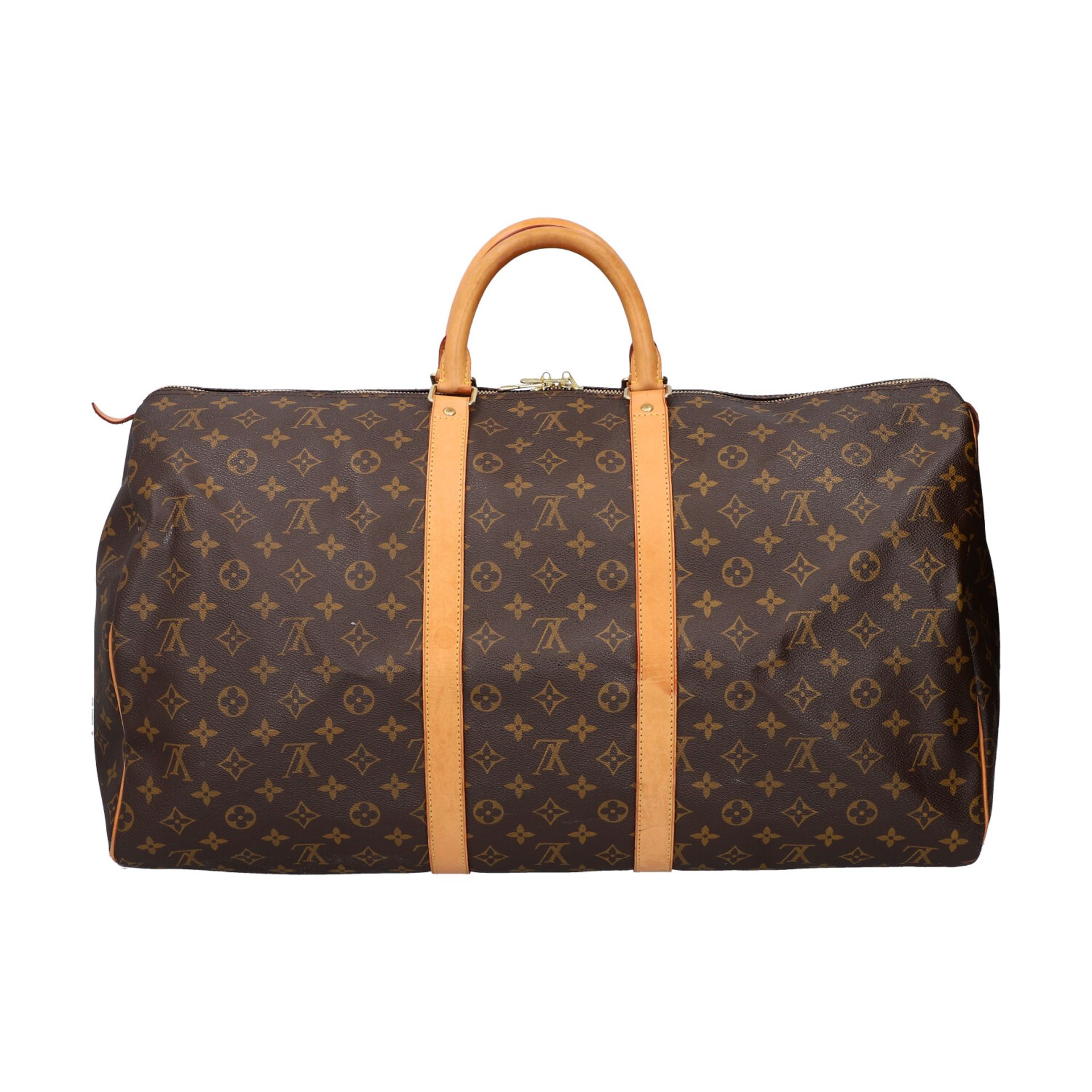 LOUIS VUITTON Weekender "KEEPALL 55", Koll.: 2009. AKTUELL NICHT ERHÄLTLICH. Monogram - Image 4 of 8