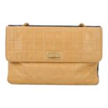 CHANEL Schultertasche "DOUBLE SIDE CHOCOLATE BAR", Koll. 2000/2002. Doppelseitige Patt