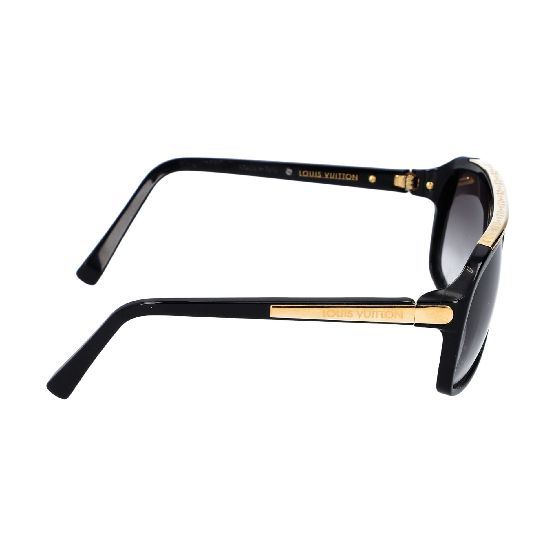 LOUIS VUITTON Sonnenbrille "EVIDENCE BLACK NM". Koll. 2016. Letzter LP.: 515,-€. Kun - Bild 3 aus 4