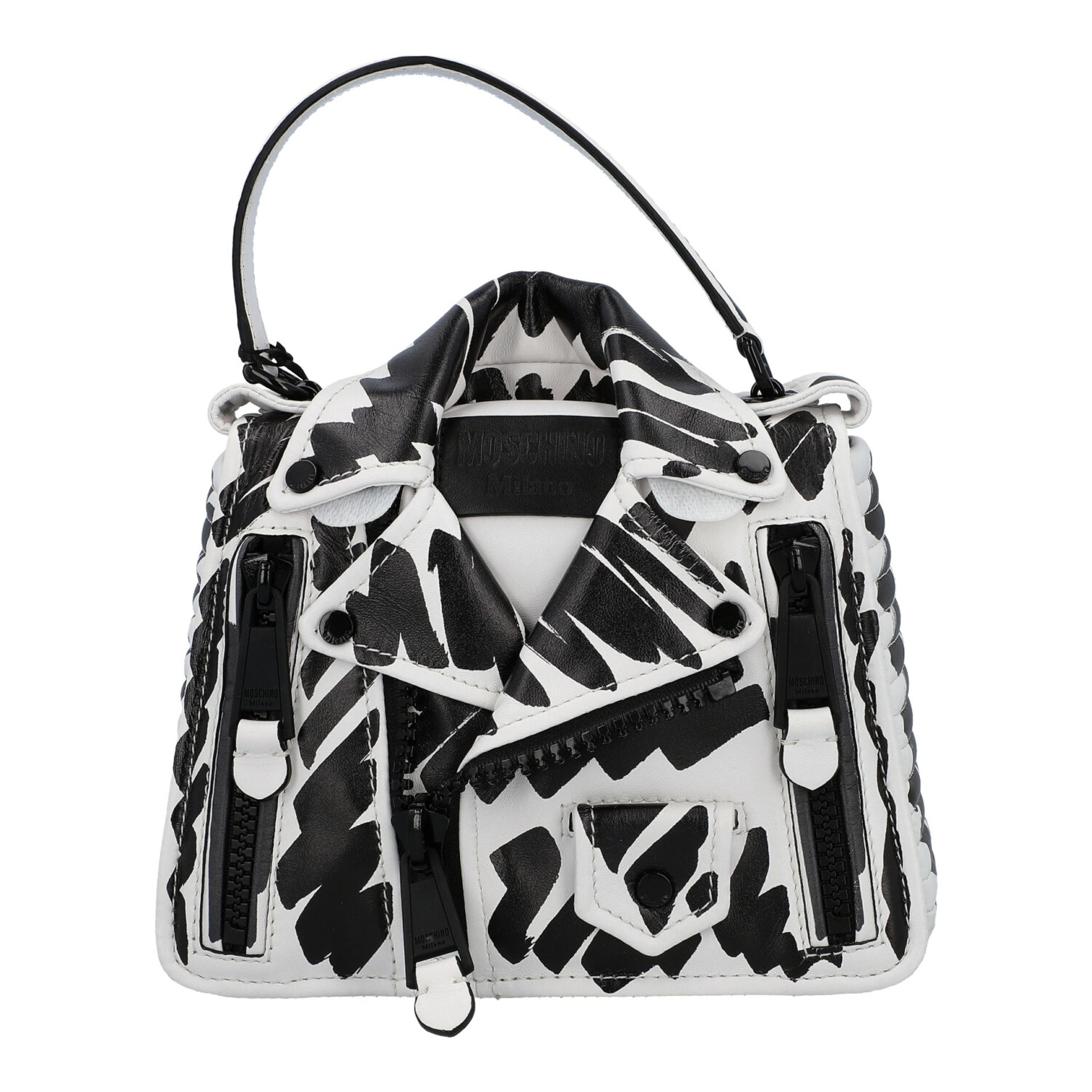 MOSCHINO Handtasche "BRUSHSTROKE BIKERBAG", akt. NP.: 1.295,-€.