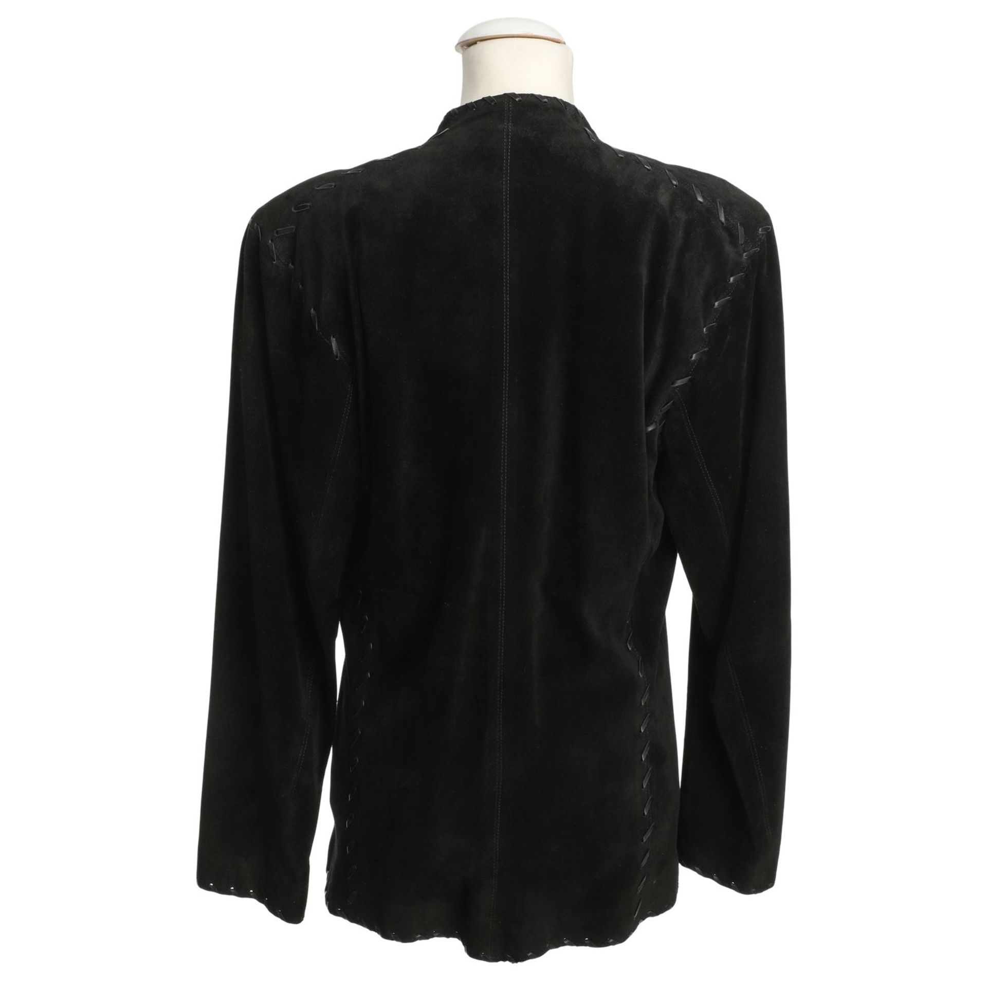 SAINT LAURENT VINTAGE Lederjacke, Gr. 38. - Image 4 of 4