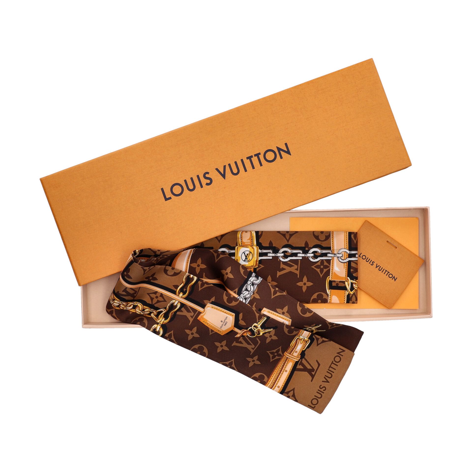 LOUIS VUITTON Twilly "MONOGRAM CONFIDENTIAL BANDEAU". - Image 4 of 4