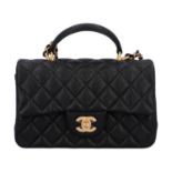 CHANEL Henkeltasche "MINI PATTENTASCHE MIT GRIFF - RECTANGULAR - TOP HANDLE", Koll.: 2021, akt. NP.: