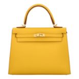 HERMÈS Handtasche "SAC KELLY II SELLIER 25". Koll. 2021.