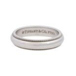 TIFFANY & CO Ring "MILGRAIN EHERING", akt. NP.: 1.700,-€.