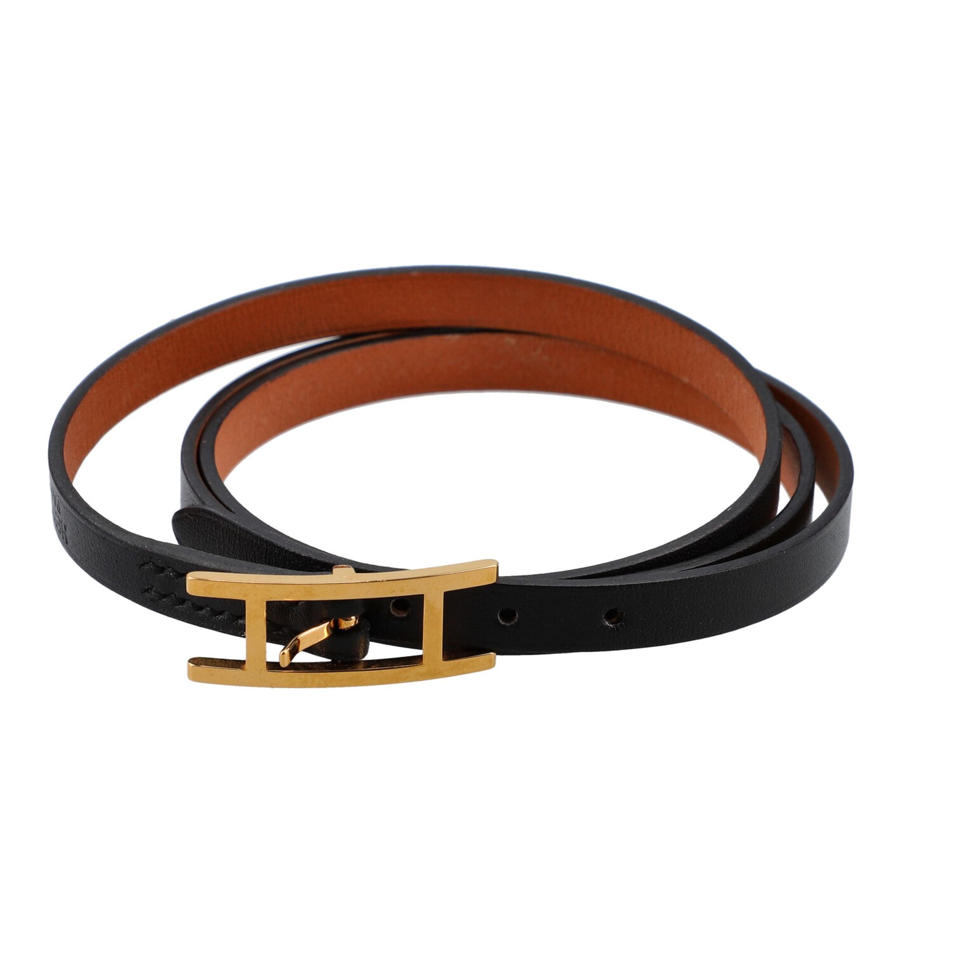 HERMÈS Wickelarmband "BEHAPI DOUBLE TOUR", Koll. 2010.