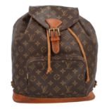 LOUIS VUITTON VINTAGE Rucksack "MONTSOURIS", Koll. 1996.