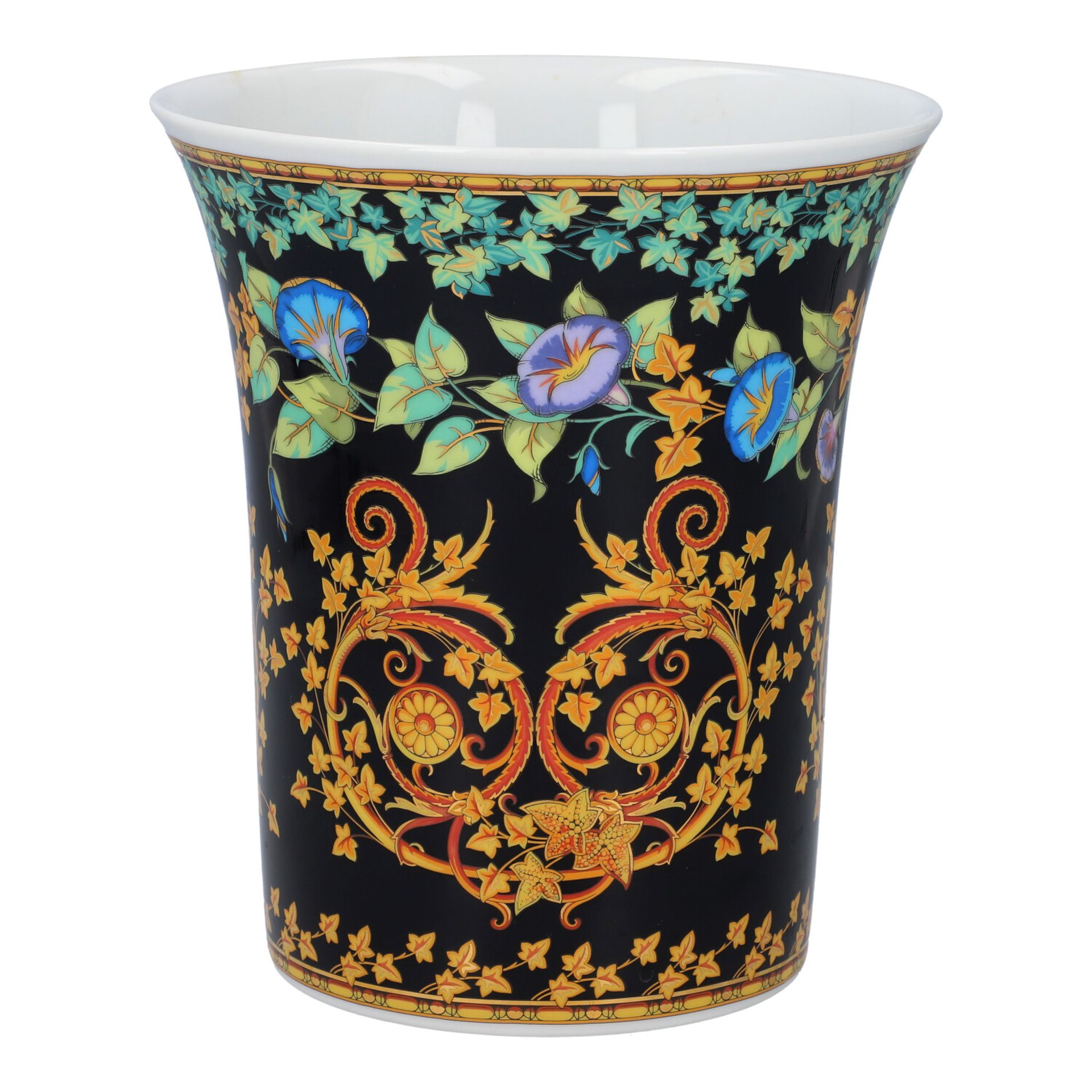 VERSACE x ROSENTHAL Vase "GOLD IVY". - Image 3 of 5