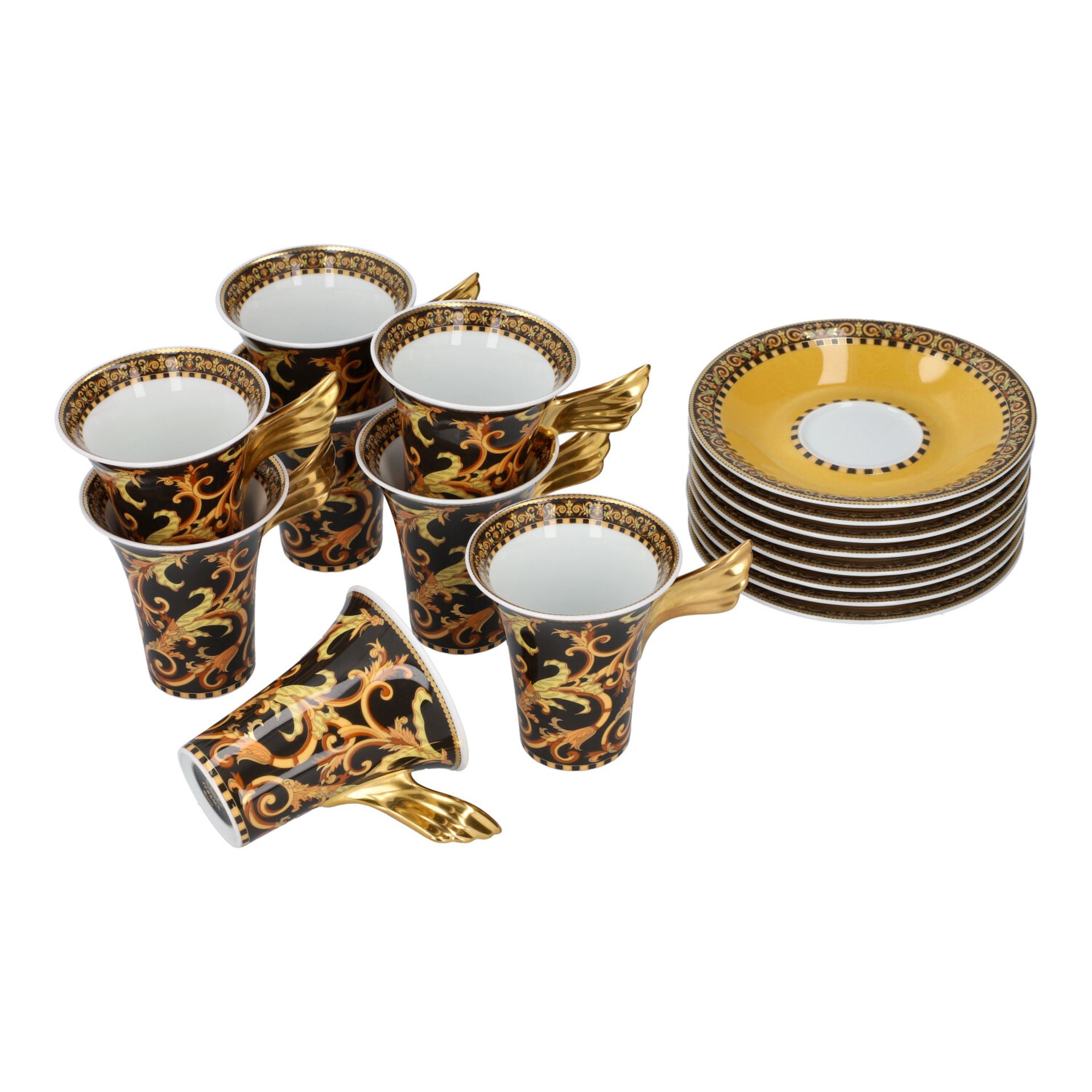 VERSACE x ROSENTHAL Set Mokkatassen "BAROCCO".