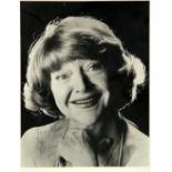 A signed photograph of Dora Bryan (Dora May Broadbent, OBE, 1923-2014). English actress of stage