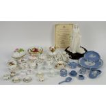 Royal Worcester for Compton and Woodhouse Queen Elizabeth the Queen Mother, Wedgwood jasperware