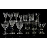 AMENDED DESCRIPTION Large selection of glassware to include a part suite of Stourbridge Lead Crystal