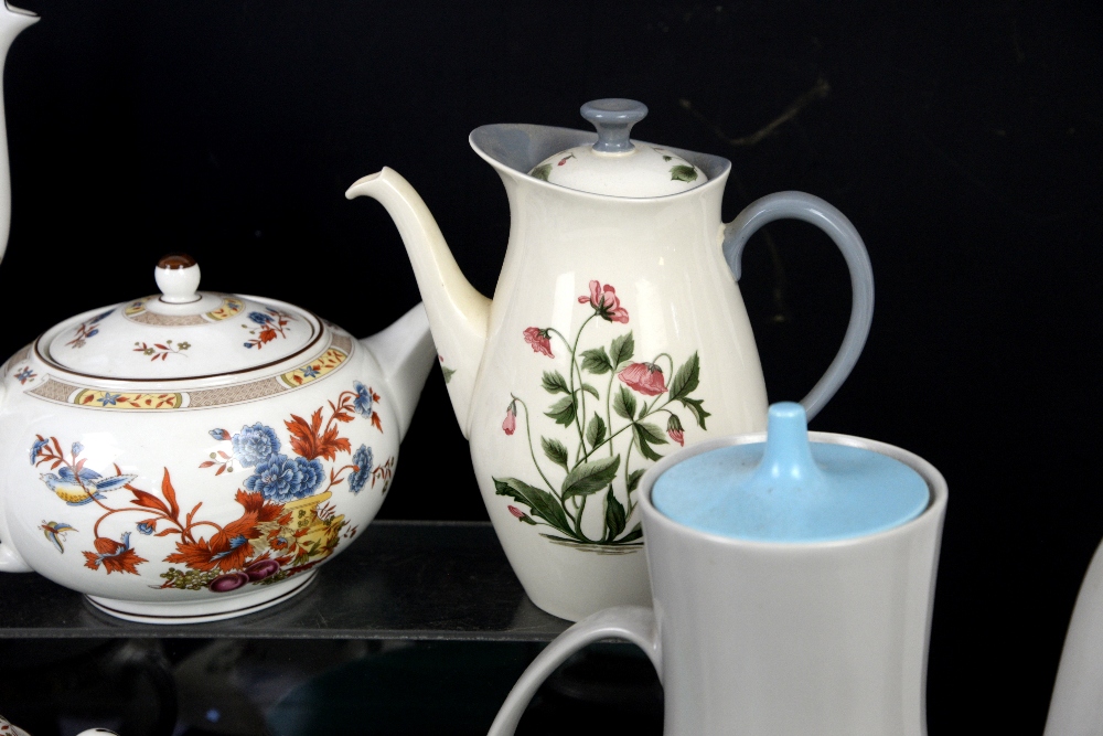 Coalport Pageant tea for 2 including cake stand, Coalport Wenlock Fruit teacups and saucers and - Image 8 of 16