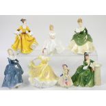 Royal Doulton ladies, to include Secret Thoughts HN2382, Soiree HN2312, Fragrance HN2334,
