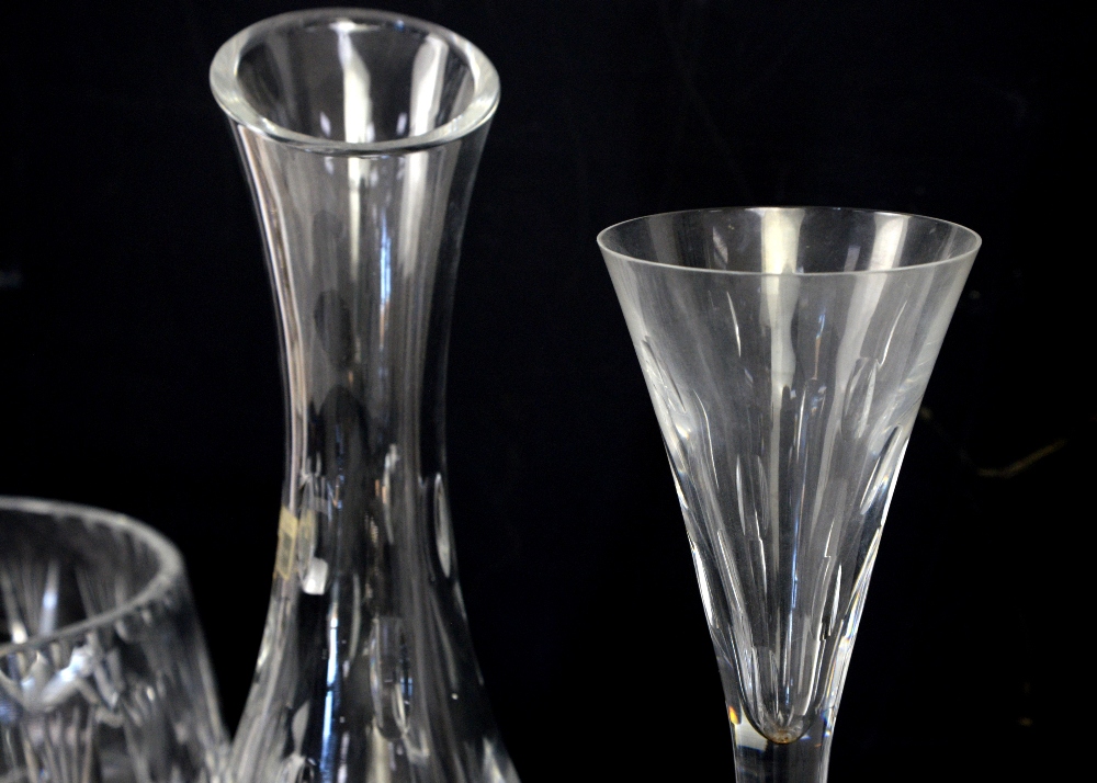 John Rocha Waterford two glasses and a carafe, cut glass bowl, jugs and brandy glasses - Image 4 of 8