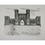 David Gentleman RDI (British, b.1930). 'Sham Castle', limited edition lithograph from the 1975