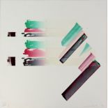 Keith Milow (British, b.1945). Two limited edition screenprints 'Hue NegMix' and 'Recollection'.