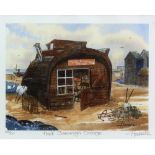 Collection of prints to include limited edition print, 'Half Sovereign Cottage', signed Huldrick