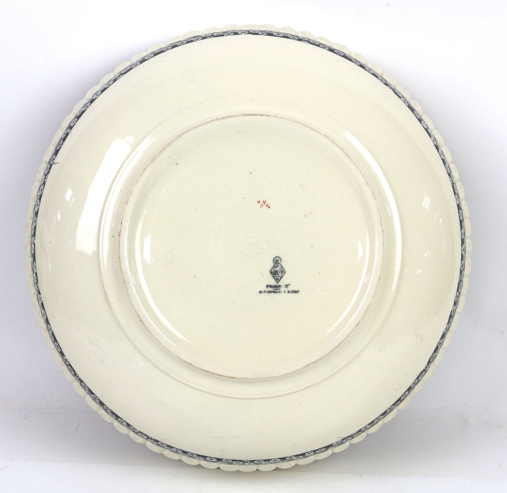Copeland 'The Ashburne' Aesthetic movement washbowl and jug, the sides moulded in bamboo pattern, - Image 2 of 22