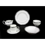 Wedgwood Amherst part dinner service, to include 8 cups and saucers, 8 side plates, 8 cake plates,
