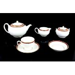 Wedgwood Colorado part dinner service to include 10 dinner plates, 10 smaller plates, 10 soup bowls,
