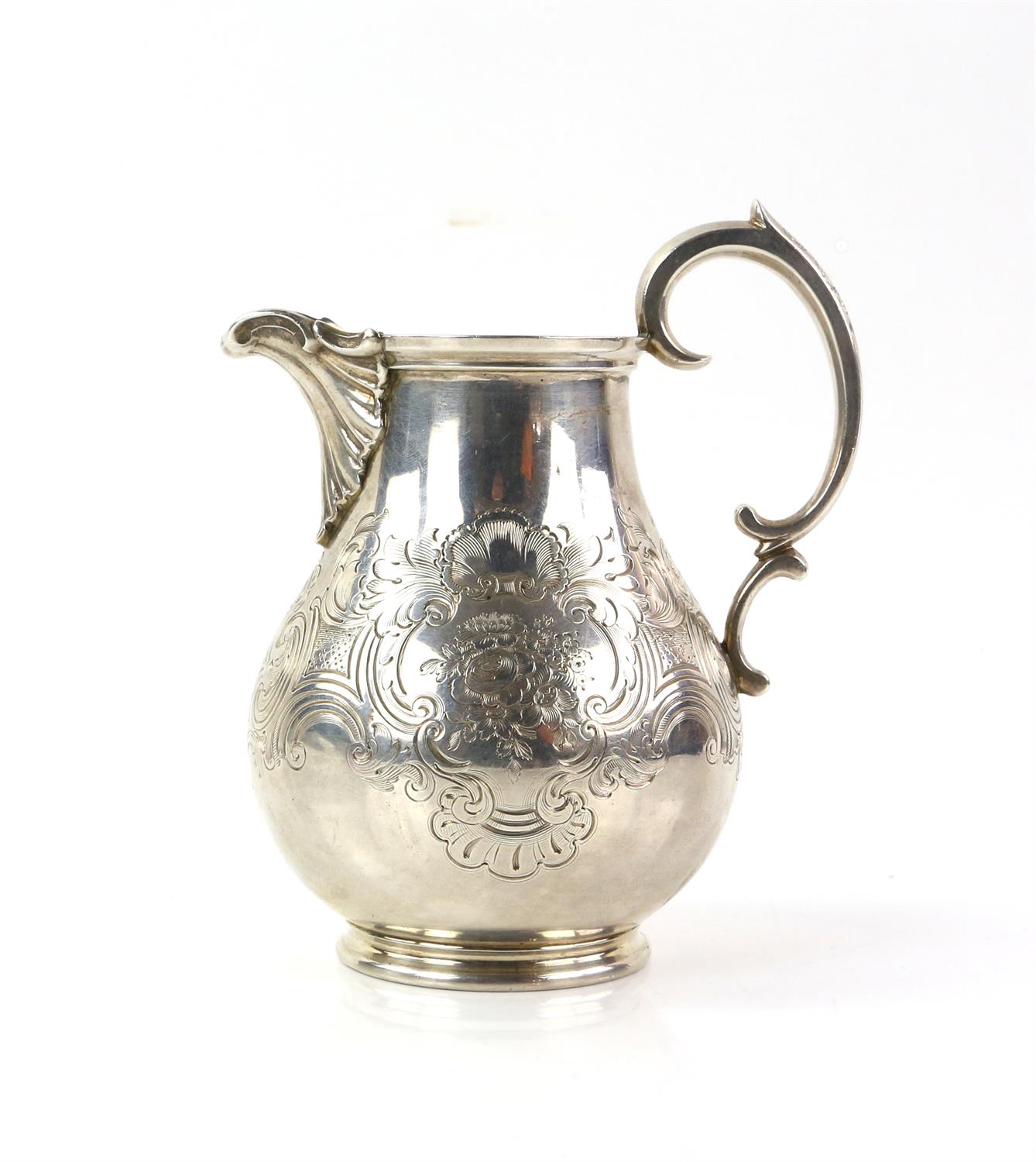 Ornate spouted 19th Century silver milk jug by Edward, Edward John and William Barnard, London 1840 - Image 3 of 6