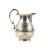 Ornate spouted 19th Century silver milk jug by Edward, Edward John and William Barnard, London 1840