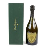 One bottle of Dom Perignon Champagne 1996 vintage, in original opened box with booklet