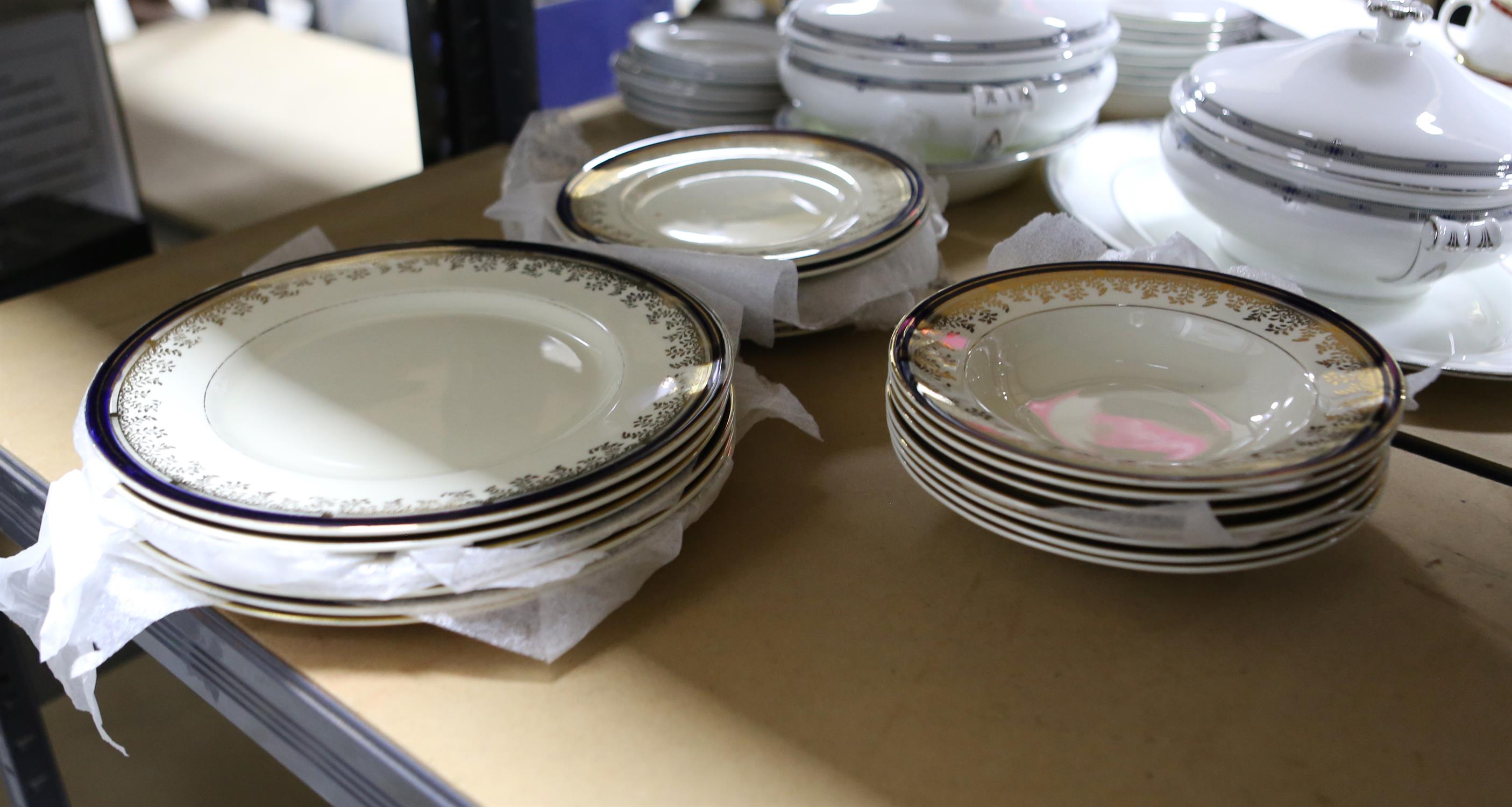 Myott and Son part dinner service, marked ROYALTY BTU Sold on behalf of Woking and Sam Beare - Image 4 of 8