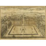 After Sutton Nicholls, 'Sohoe or King's Square', published according to Act of Parliament 1754 for