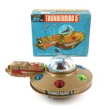 Thunderbirds JR 21 Toy Thunderbirds 5, in brown plastic, plastic figure, in original box with inner