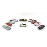 Twenty-four Franklin Mint precision model cars, loose,